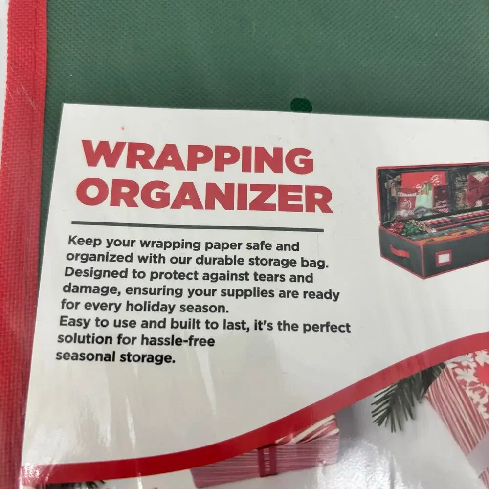 HNS Wrapping Paper Organizer Christmas Storage Home & Garden Birthday